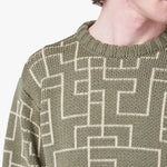 Good Morning Tapes x Howlin’ Knitted Crewneck / Olive 8