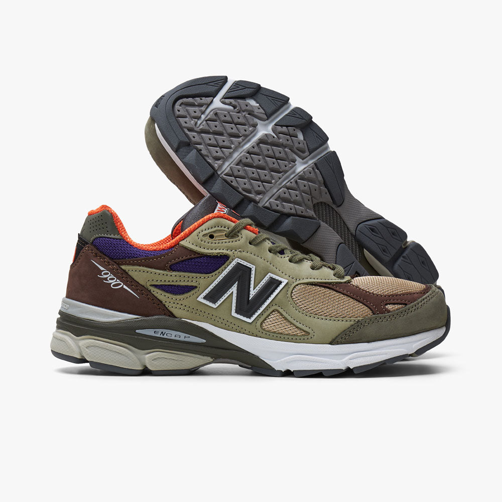 New Balance MADE in USA M990BT3 Tan / Blue – Livestock