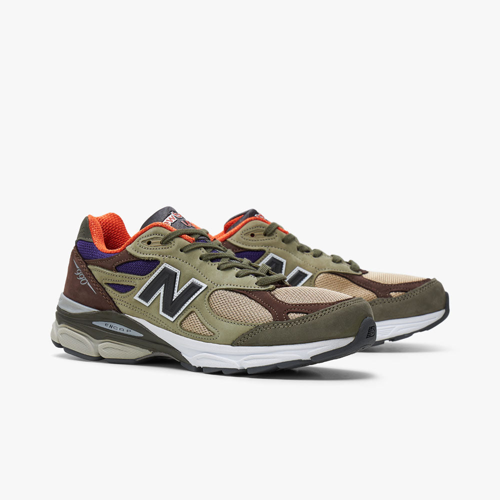 New Balance MADE in USA M990BT3 Tan / Blue