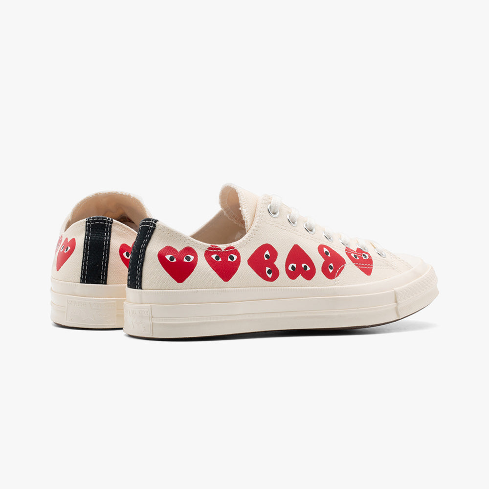 off white converse heart