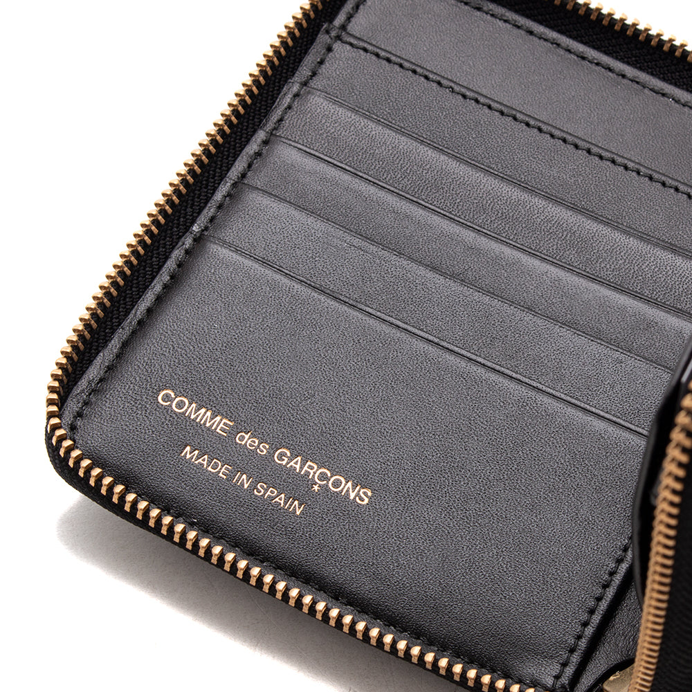 comme de garcon zip wallet