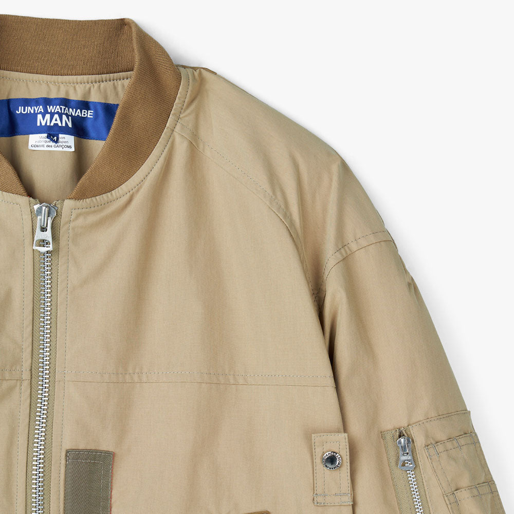 Junya Watanabe MAN Nylon Bomber Jacket / Beige – Livestock