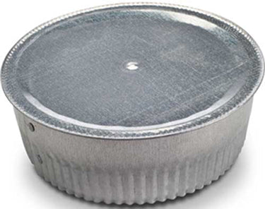 8 TEE CAP/PLUG W/CRIMP
