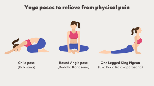 yoga poses to relieve physical pain