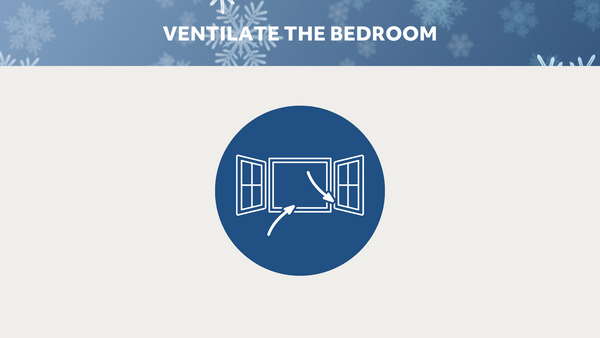ventilate bedroom to stay cool at night