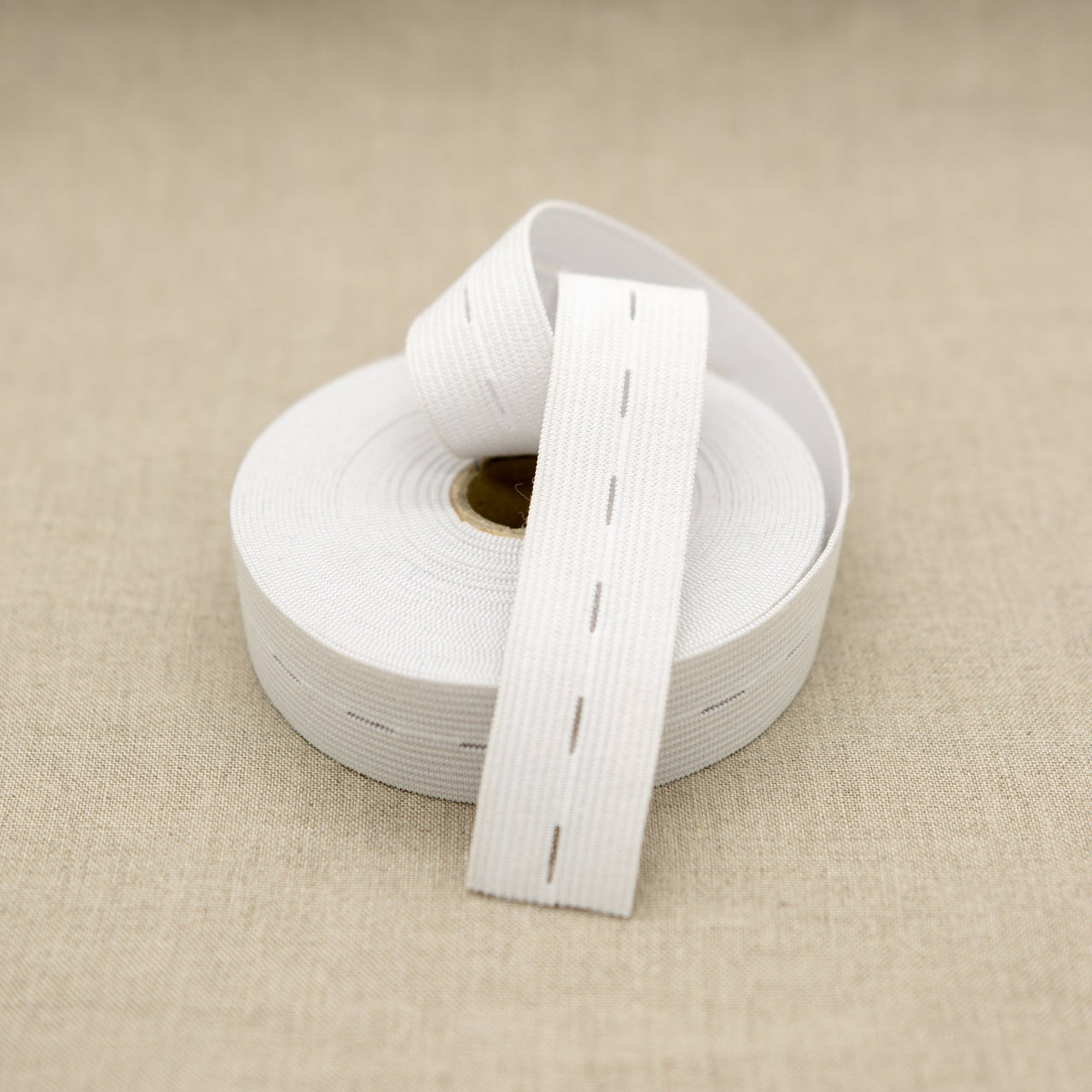 Button Hole Elastic Knitted Tape