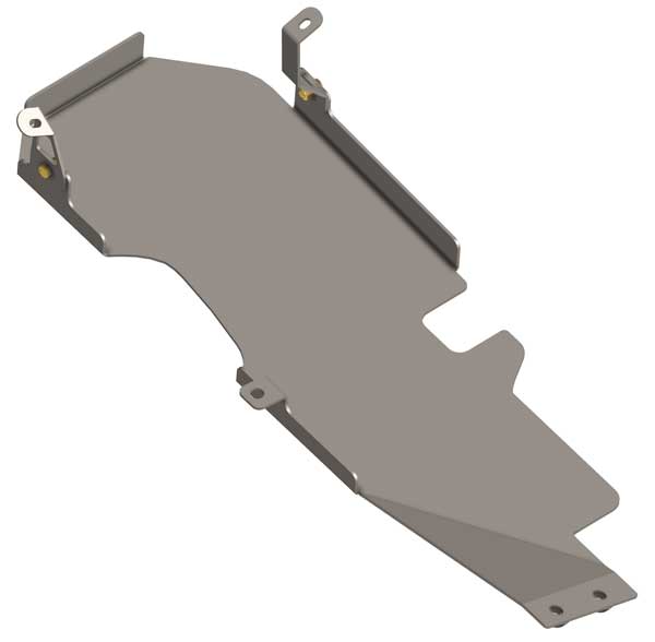 Jeep Wrangler JKU 4 Door Fuel Tank Skid Plate Kit – Barnes 4WD