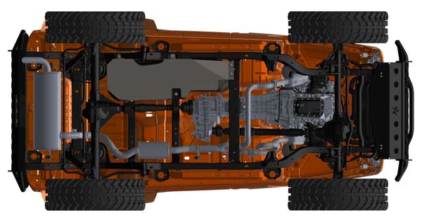 Jeep Wrangler JKU 4 Door Fuel Tank Skid Plate Kit – Barnes 4WD