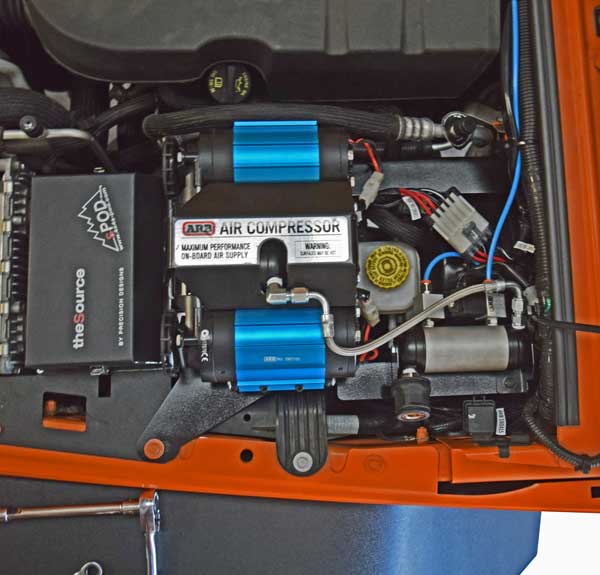 JK ARB Twin Compressor Mounting Bracket – Barnes 4WD