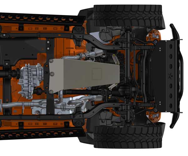 Jeep Wrangler JK Engine Skid Plate Kit – Barnes 4WD