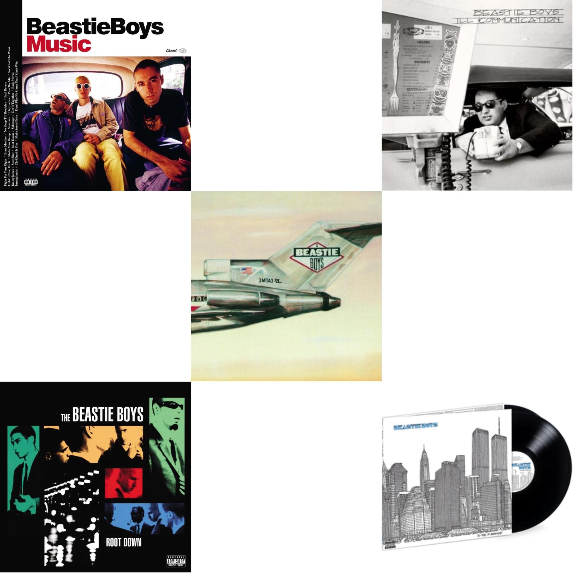 Beastie Boys - Beastie Boys Music (2LP) & Root Down Ep & Licensed To Ill (30Th Anniversary Edition) & Ill Communication (30Th Anniversary Deluxe Edition) (3LP) & To The 5 Boroughs (180G/2LP)