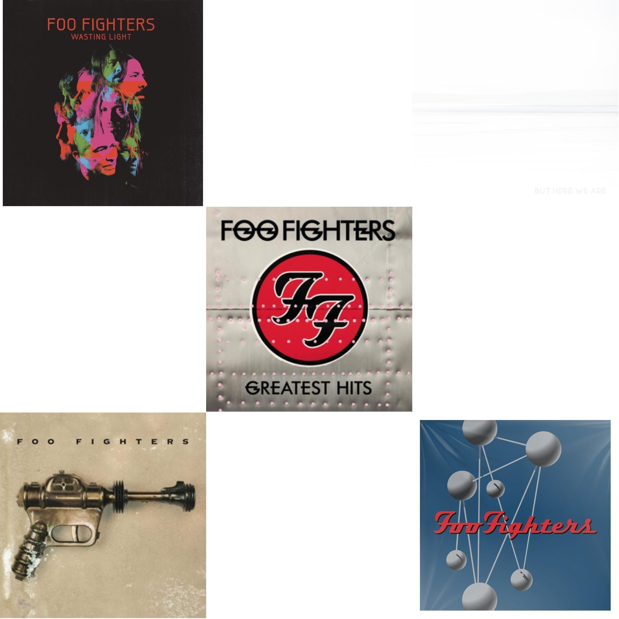 Foo Fighters - Wasting Light (2LP/Dl Card/Gatefold) & Foo Fighters (Dl Card) & Greatest Hits (2LP/Dl Card/Gatefold) & But Here We Are & Colour & The Shape (2LP/Dl Card)