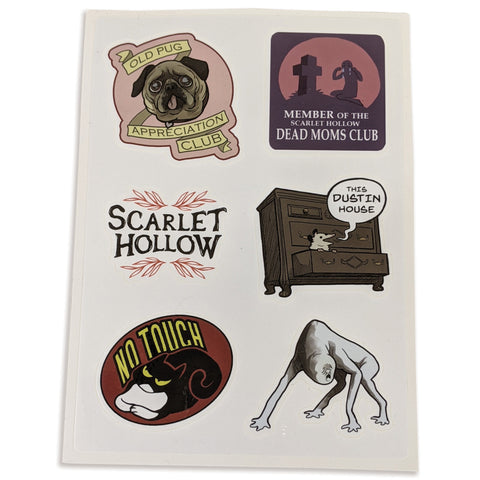 Scarlet Hollow Sticker Sheet