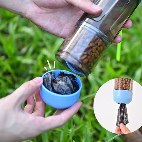 Multifunctional water bottle for dog and cat
