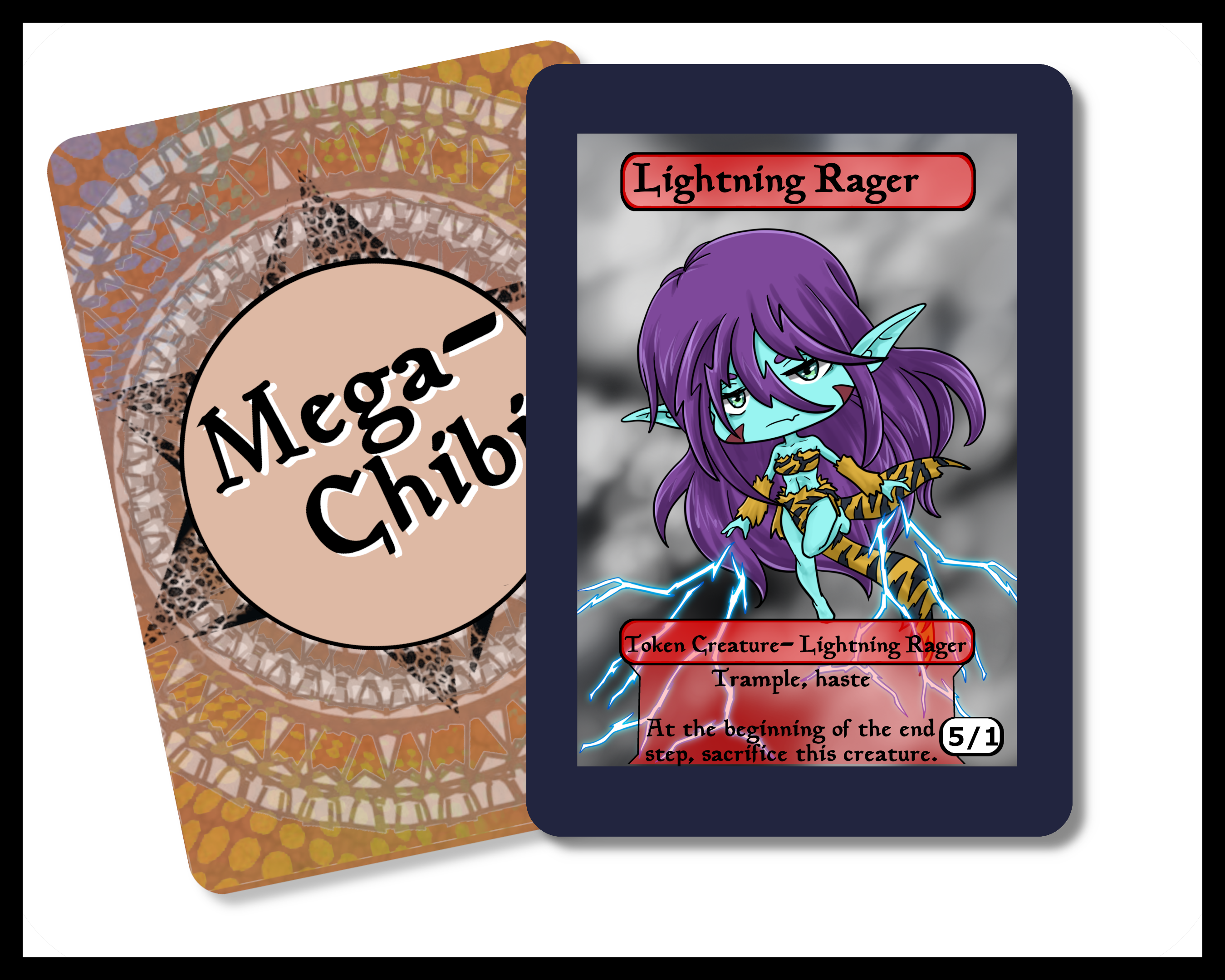 Lightning Rager 5/1 Token – Mega Chibi