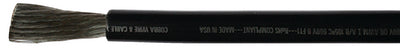 4 GA BLACK BATTERY CABLE 25 FT