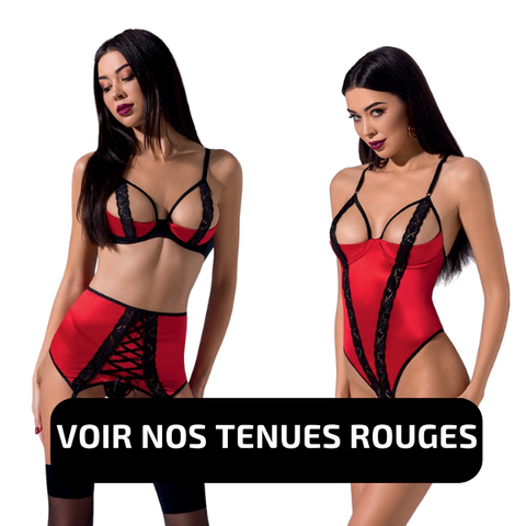 tenue rouge sexy