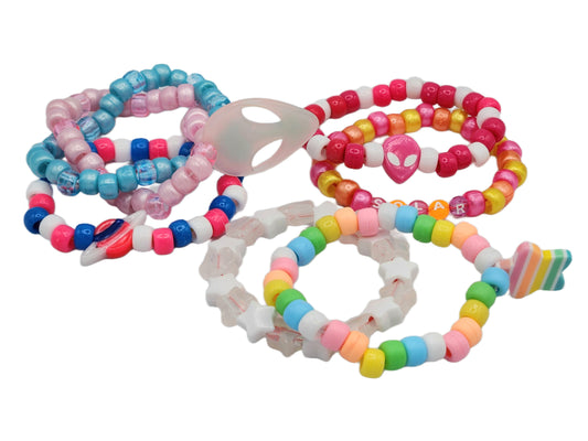 Heart Kandi Bracelet Set – DonkeyandtheUnicorn