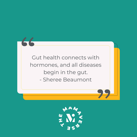 Quote from Sheree Beaumont on The Mamaverse Podcast