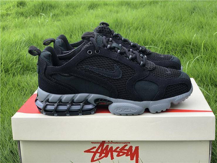 air zoom spiridon cage 2 stussy black