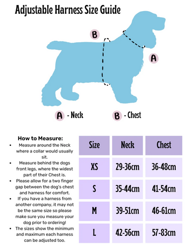 How to Measure a Dog for a Harness – Pretty Pup London