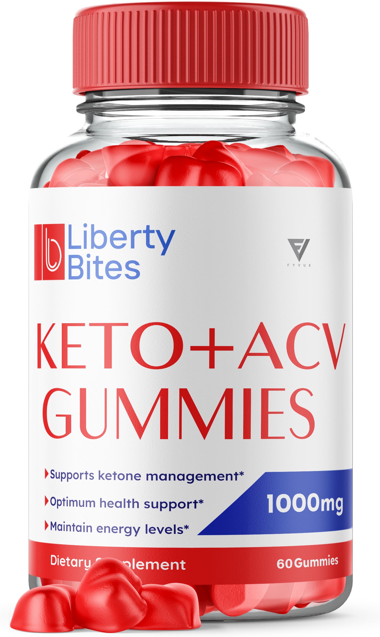 Liberty Bites Keto ACV Gummies - Vitamin Place product image