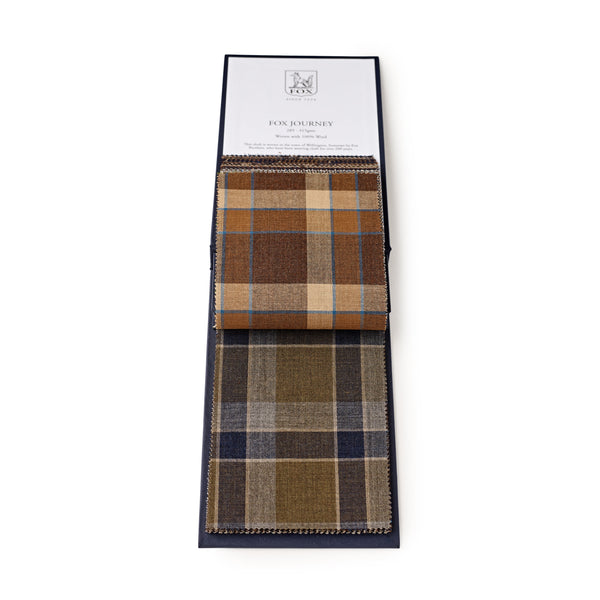 FJ24 : Chestnut Madras Check – Fox Brothers & Co Ltd