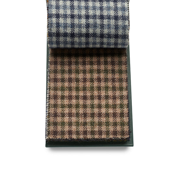 TD51 : Large Pale Blue, Green & Russet Gunclub Check Tweed – Fox