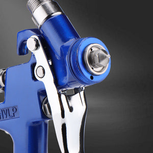 ZaraApex Mini HVLP Gravity Feed Paint Spray Gun with 0.8mm Nozzle