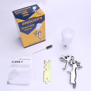 ENDOZER General Purpose Mini HVLP Spray Gun with 0.8-1.0mm Nozzle, 125