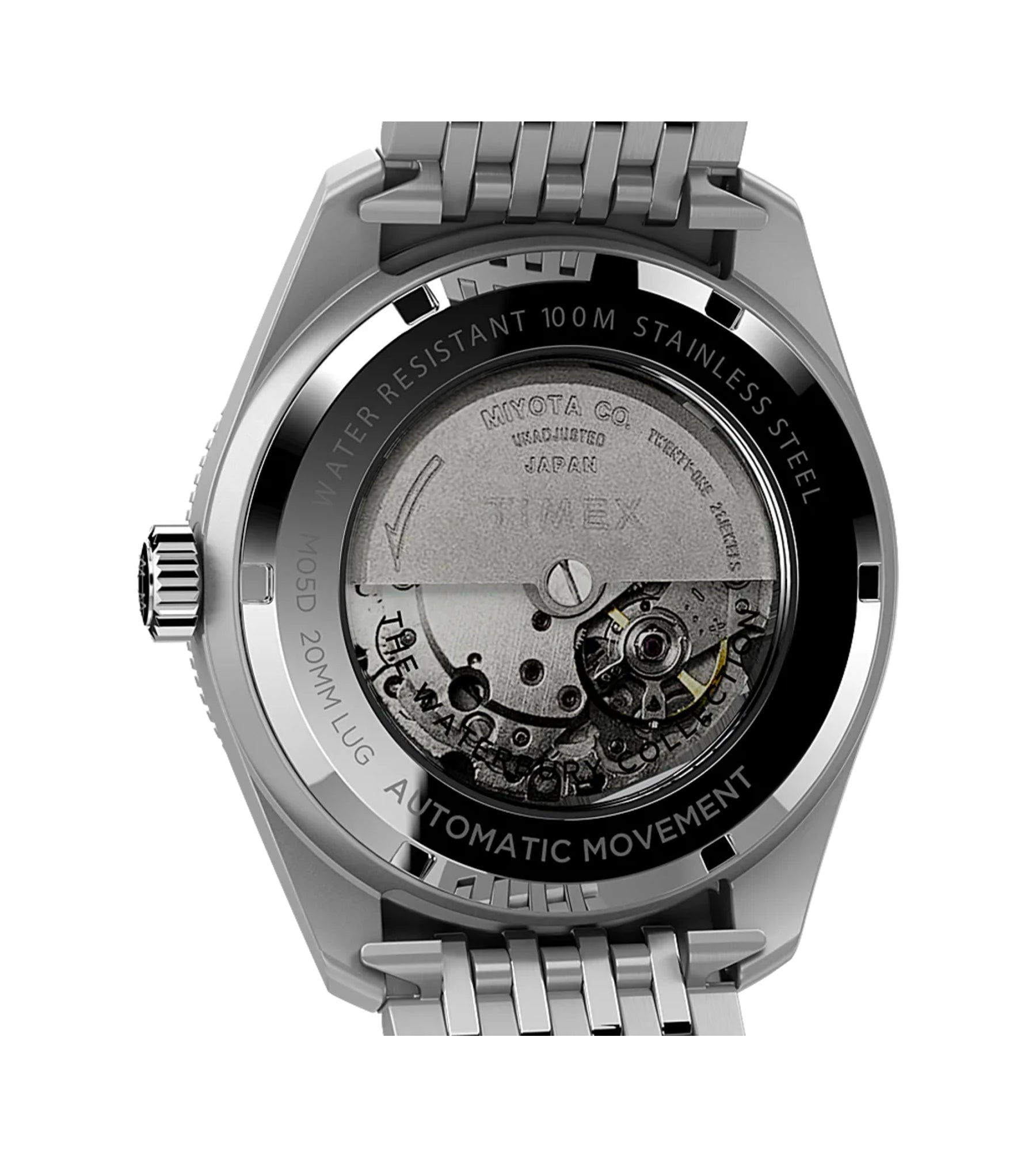 Timex WATERBURY DIVER AUTOMATIC SST Case - Black Dial - SST Bracelet