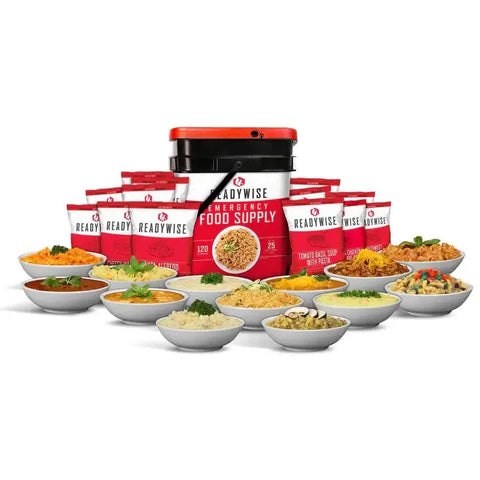 120 Serving Entrée Only Grab and Go Bucket -25 Year Shelf