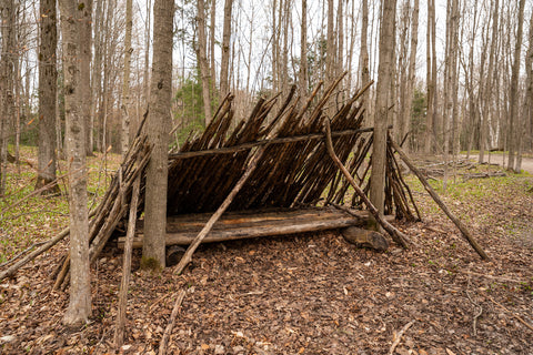 how to build a survival lean to shelter