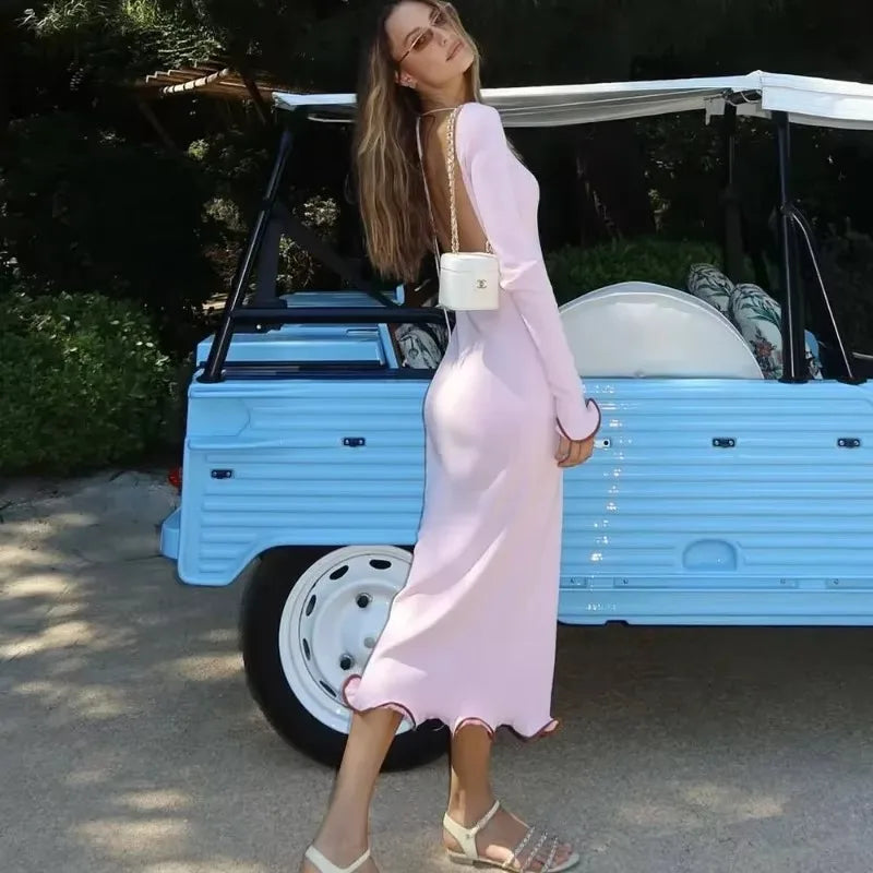 Pink Maxi Dress