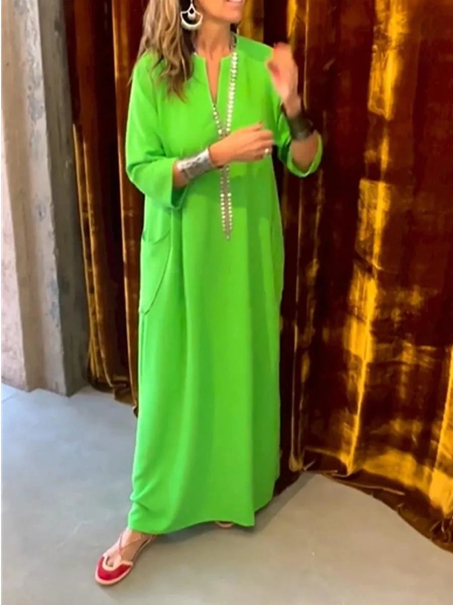 Elegant Summer Party Dress with Pockets for Women
