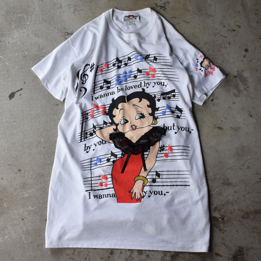 ✴︎Betty Boop ベティブープ 半袖 Ｔシャツ USA製 ラスベガス Ｌ-