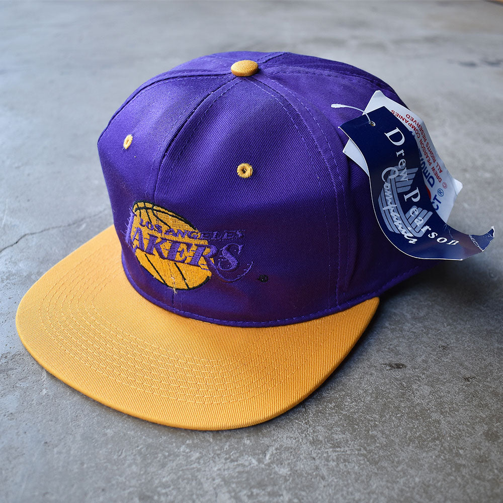 90s デッドストック LAKERS レイカーズ キャップ - キャップ