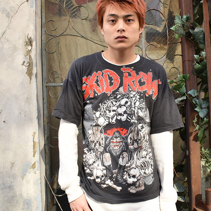 幸せなふたりに贈る結婚祝い SKID ROW スキッドロウ 1989ツアーTシャツ