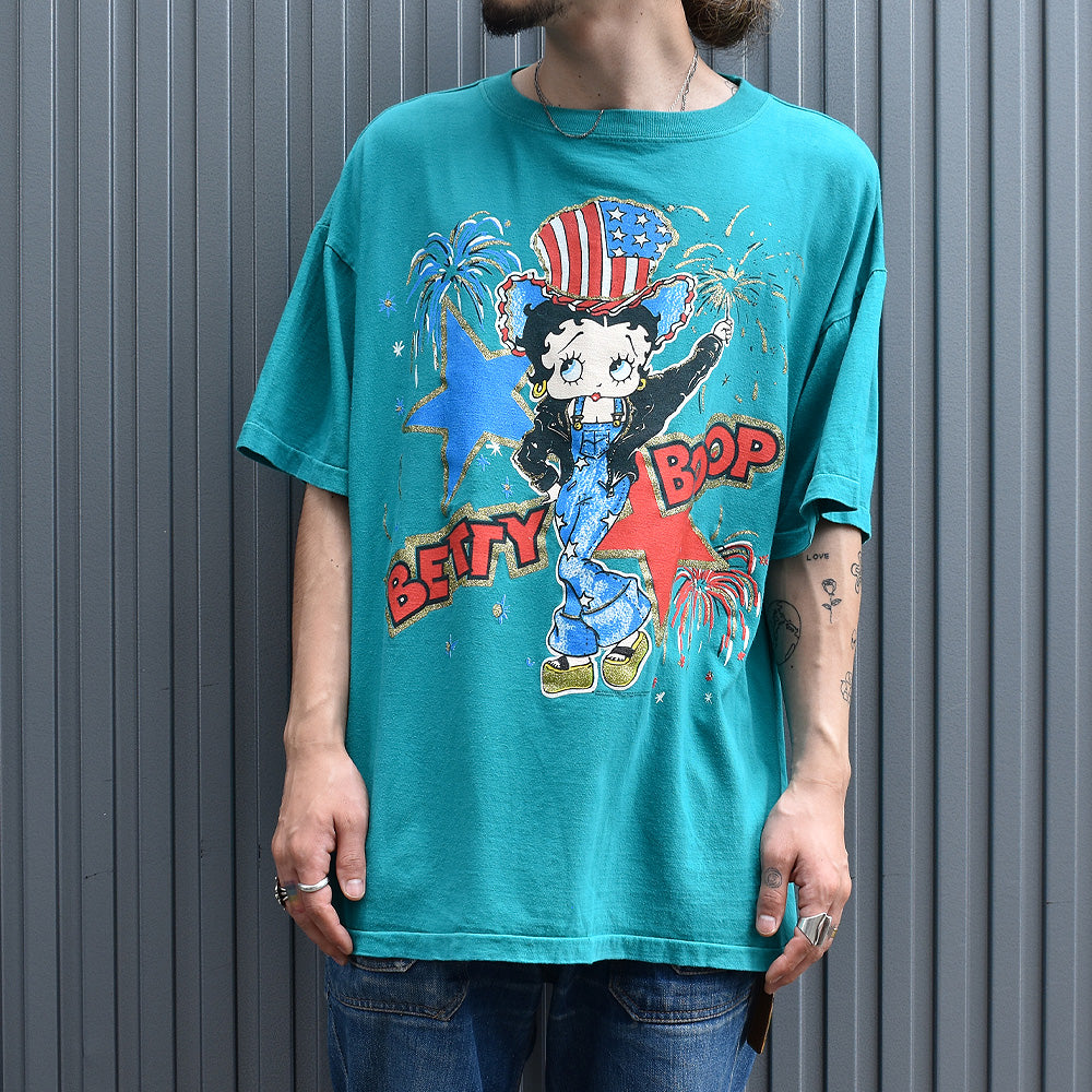 Betty Boop レア 両面 プリント Tシャツ dinaslh.kaltimprov.go.id