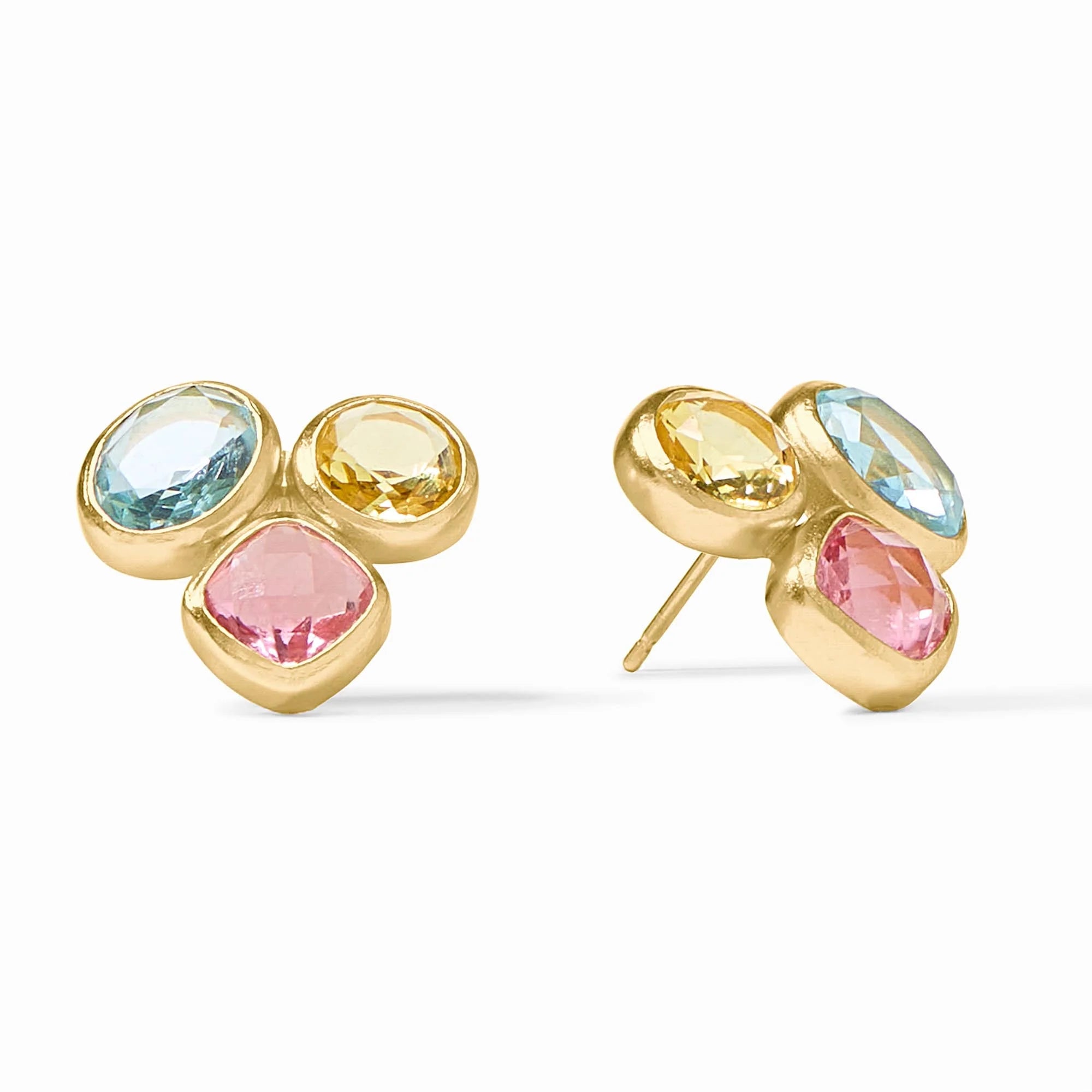 Kaleidoscope Statement Stud - Multi Stone