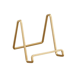 4" Gold Metal Square Wire Stand - Ultimate Gifts MS