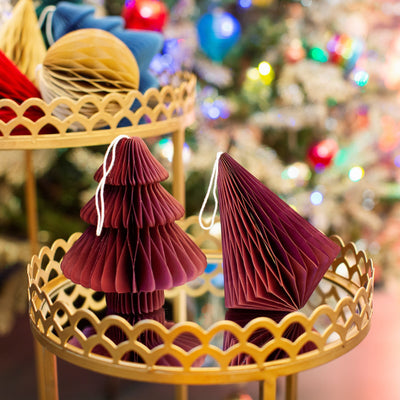 Pastel Christmas Tree Honeycombs