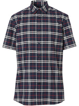 PRE LOVED - VINTAGE BURBERRY SHORT SLEEVE CHECKED SHIRT