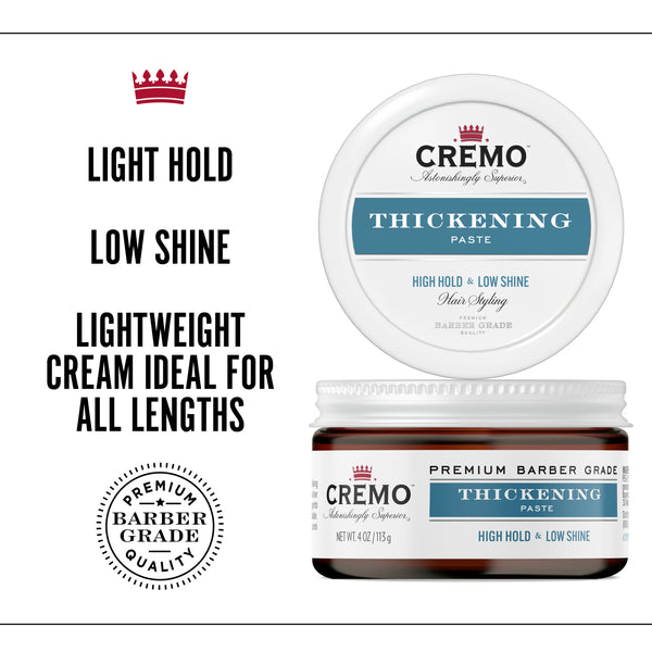 Cremo Hair Gel Thickening for Fine Thinning Hair 6 oz Medium Hold Amazing  Scent 811847030262