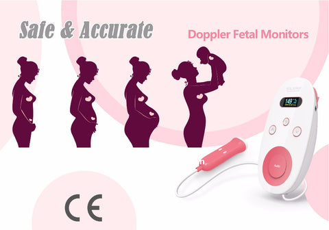 Pregnancy Fetal Heart Doppler Fetal Ultrasound Portable Fetal