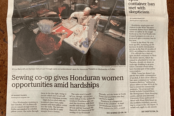 Honduras Threads in Fort Worth Star-Telegram