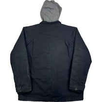 Dickies Hooded Workwear Shirt Jacket Black