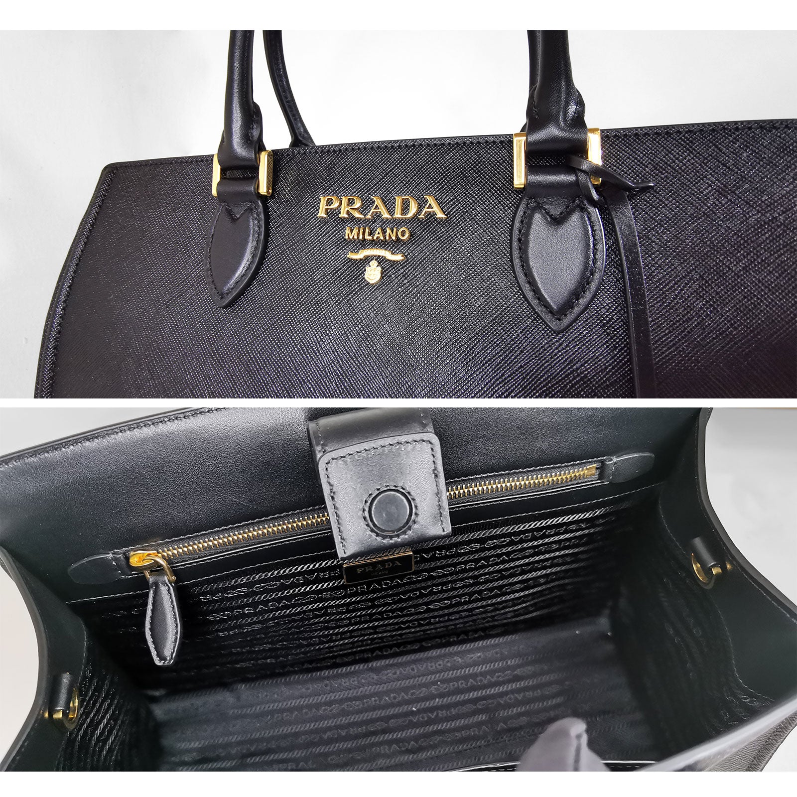 PRADA Saffiano 2way Tote Bag 1BA228 – GRADEALS