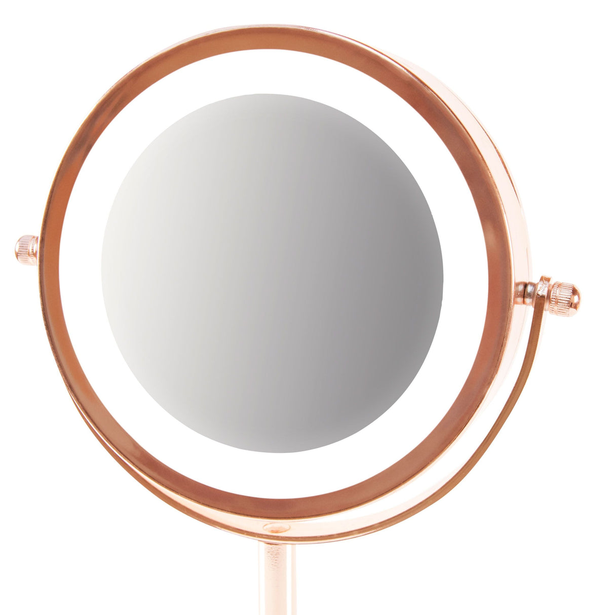 aankomen kip naakt Roségouden dubbelzijdige cosmetische LED-spiegel - Rio the Beauty  Specialists