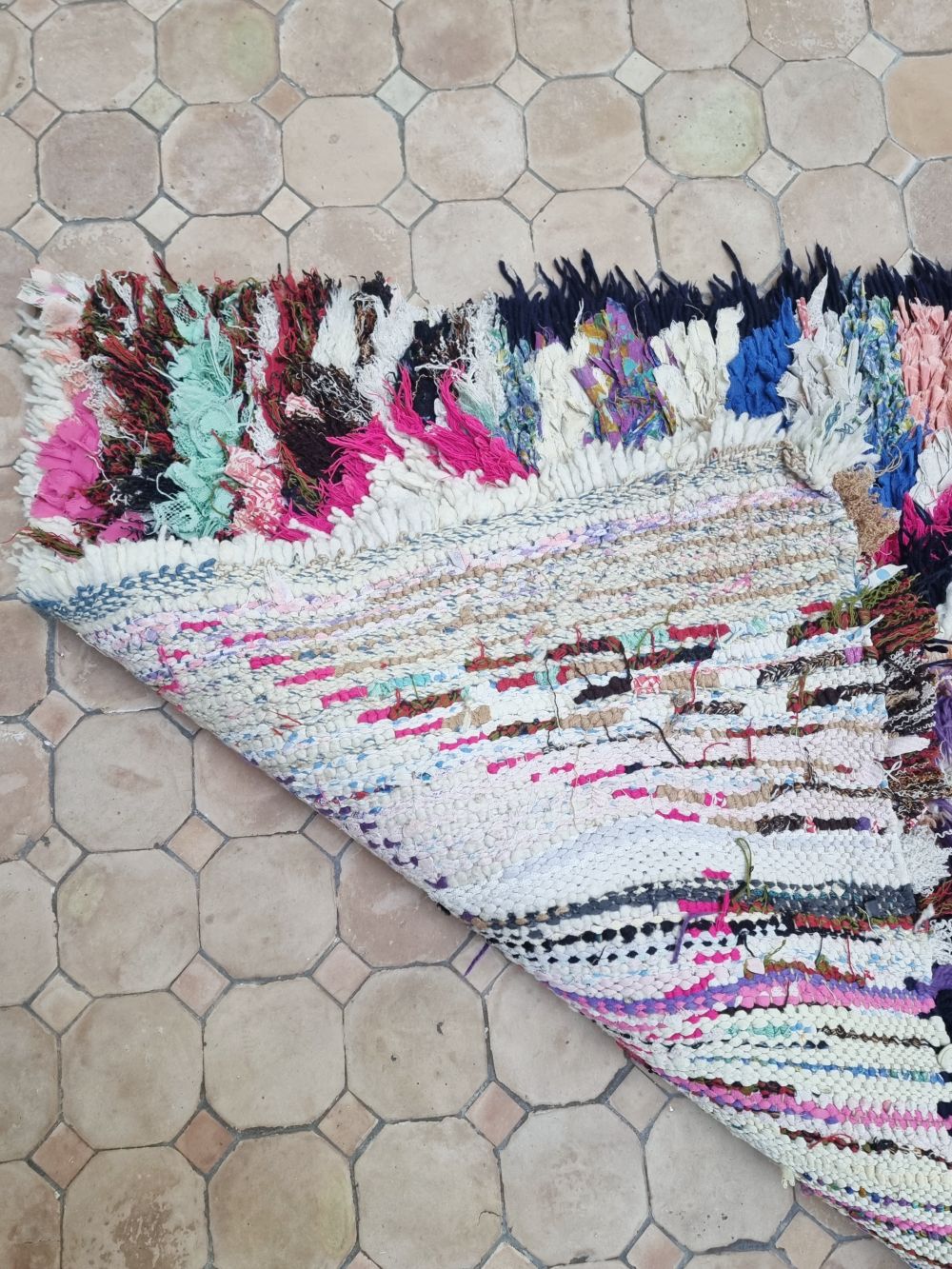 Marokkolainen Boucherouite matto 160x80cm